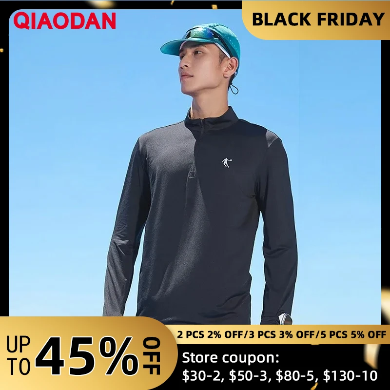 

QIAODAN Feiying Professiona Quick-Drying Running T-shirt 2025 Autumn Marathons Training Breathable Long Sleeve Tops XTL33241229R