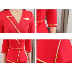 Quần áo làm việc massage spa chuyên nghiệp, tiệc chiêu đãi khách sạn, thẩm mỹ viện, đồng phục kỹ thuật, quần chắc chắn tốt, tổng thể 12 Đồng phục chuyên nghiệp bán hàng chính - №9