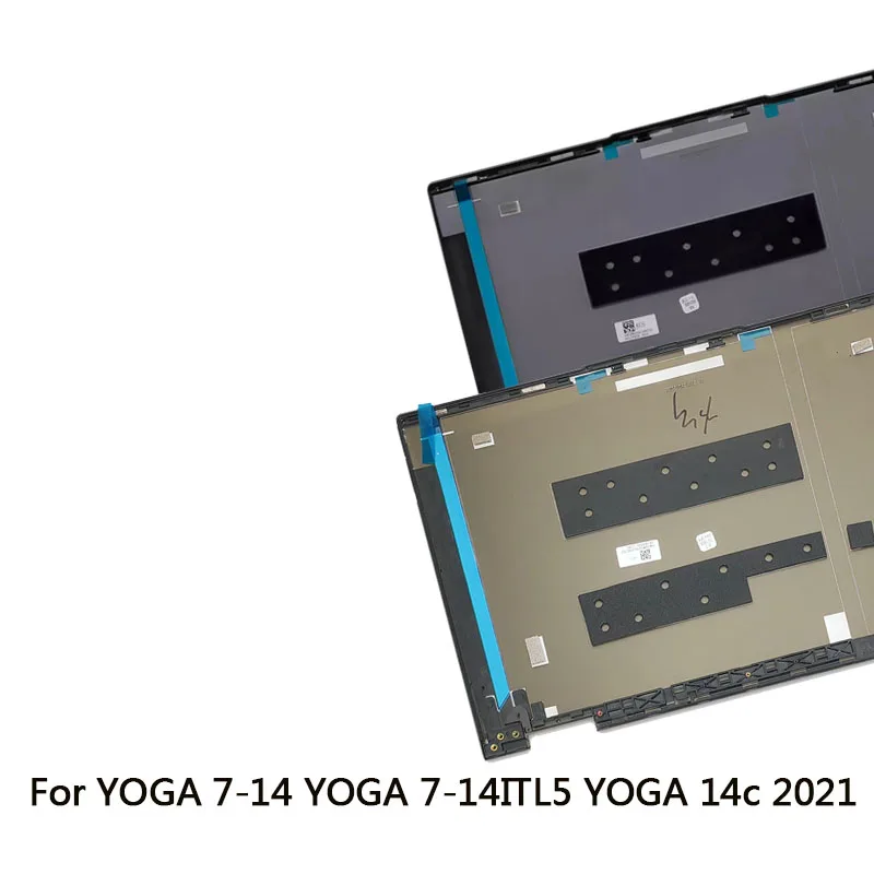 New For YOGA 7-14 YOGA 7-14ITL5 YOGA 14c 2021 LCD Back Cover 5CB1A08845 HingeCover Rear Lid Back Case Gray/Green
