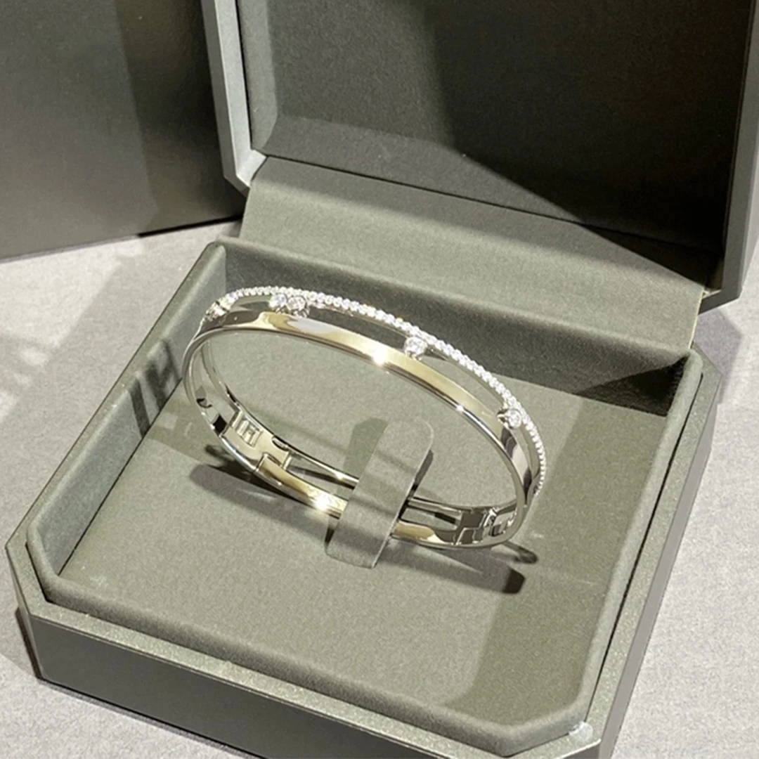 

Модный женский ювелирный браслет из стерлингового серебра 925 пробы, изысканные подарки для вечеринок и праздников