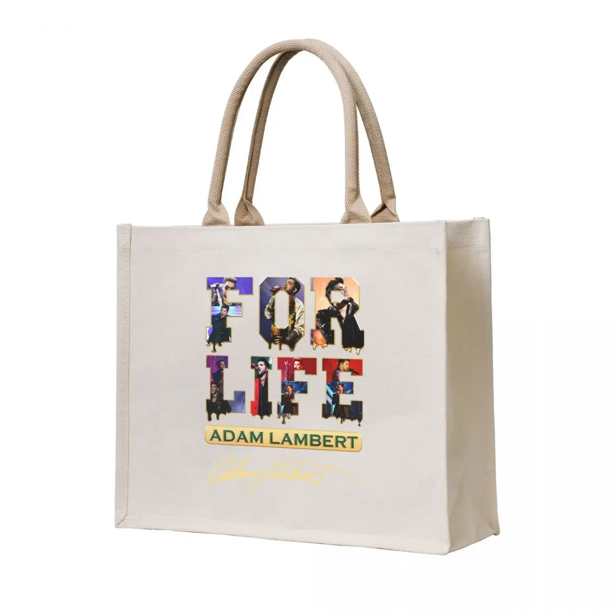 

ADAM LAMBERT Tote Bag Beach bag ecological bags tote bags men Large bags for women