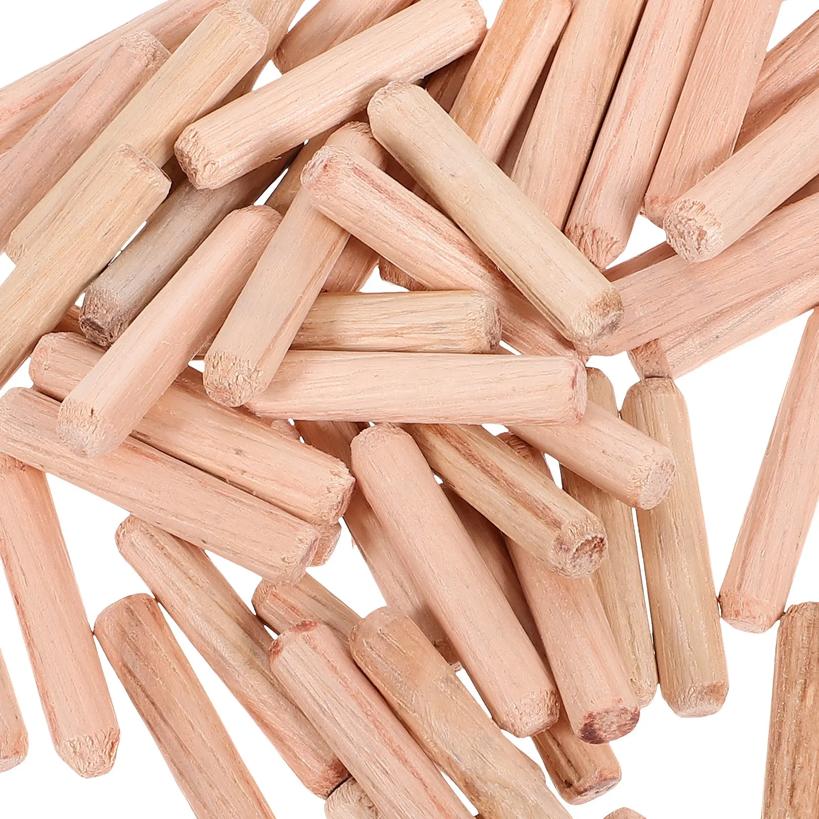 2000pcs Wooden Dowel Pins 6X30Mm Fluted Dowel Rods For Furniture Connection Diy Crafts Woodworking Unfinished Wood Dowels