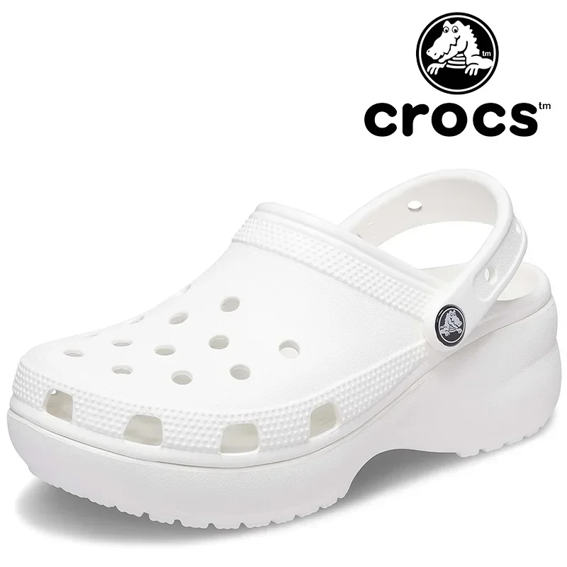 Женские классические сабо на платформе Crocs 206750