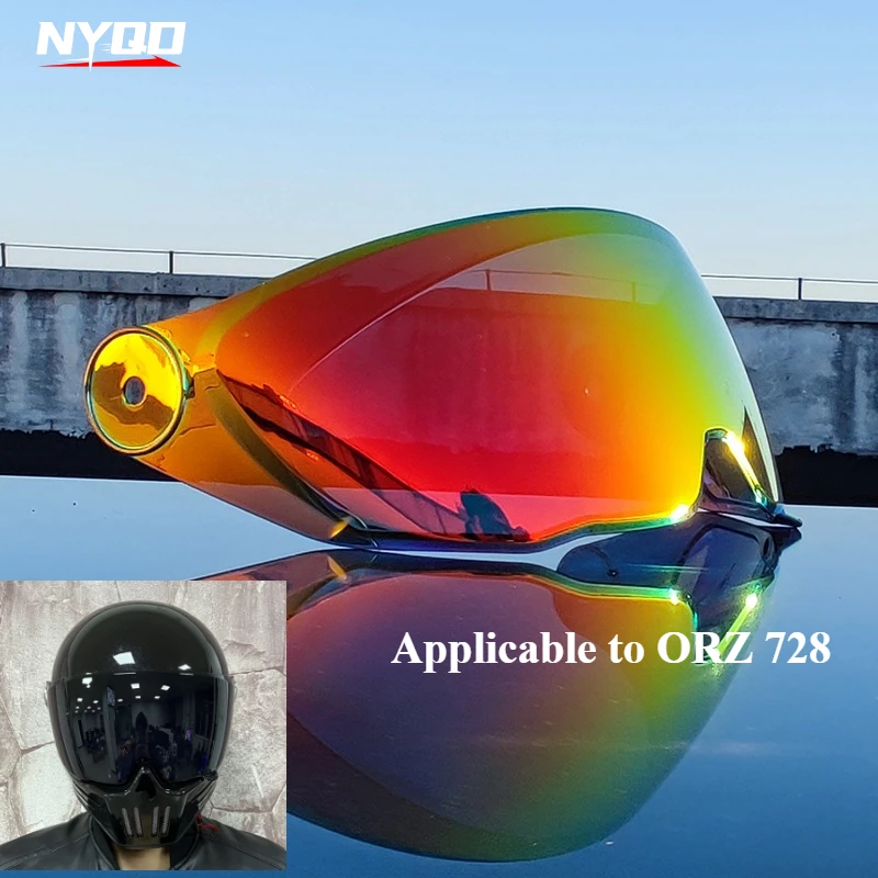 ORZ 728, козырек для шлема, очки ночного видения, лобовое стекло, линзы, аксессуар для шлема Visera Casco, мото очки для мотокросса