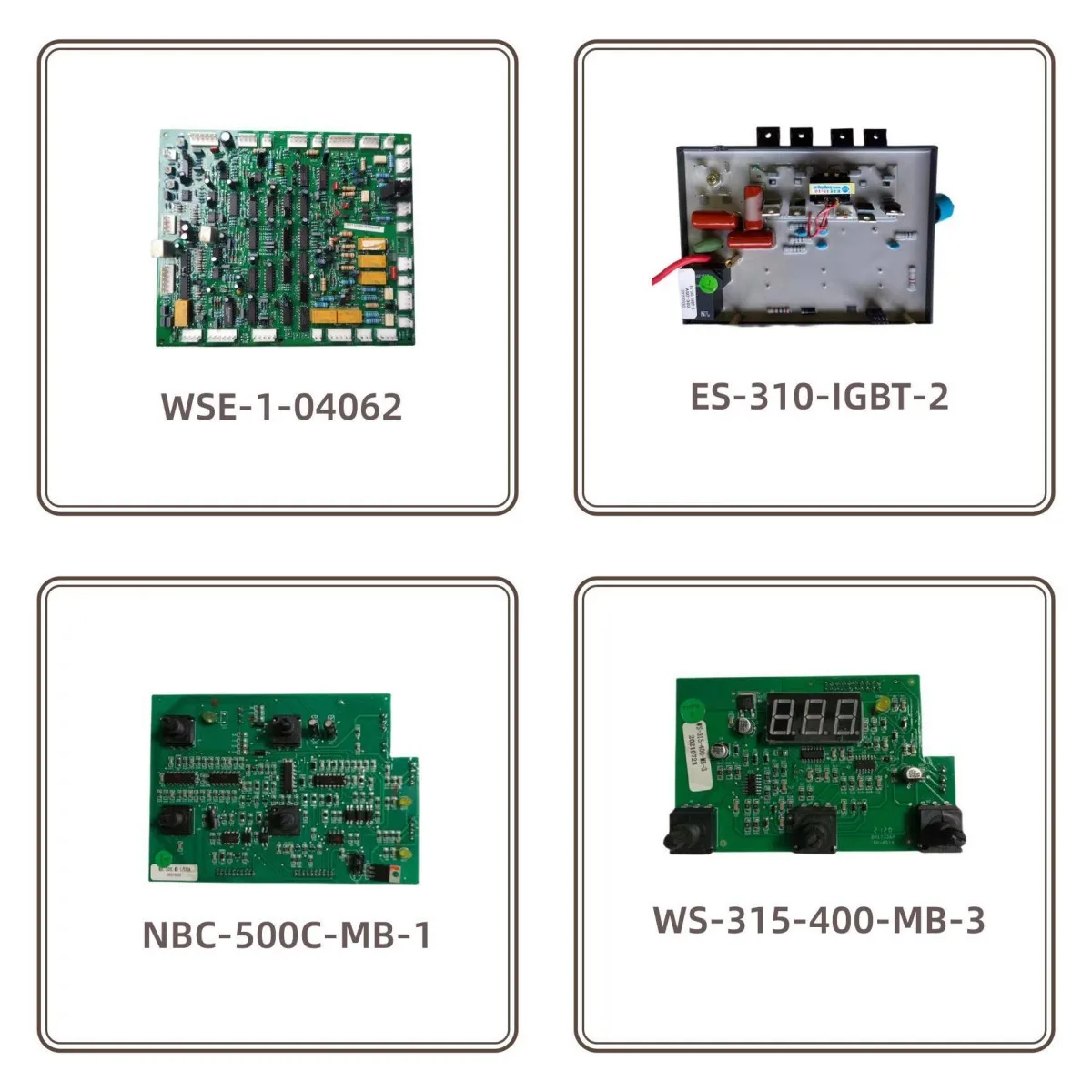 ES-310-IGBT-2 NBC-500C/227/500C-MB-1 WS-315-400-MB-2/3 MC001V1.5 ZD3334400 MC004V5.1 NB-5A-1209 NB-1A-0906 WSM-1A-0501/1-04062