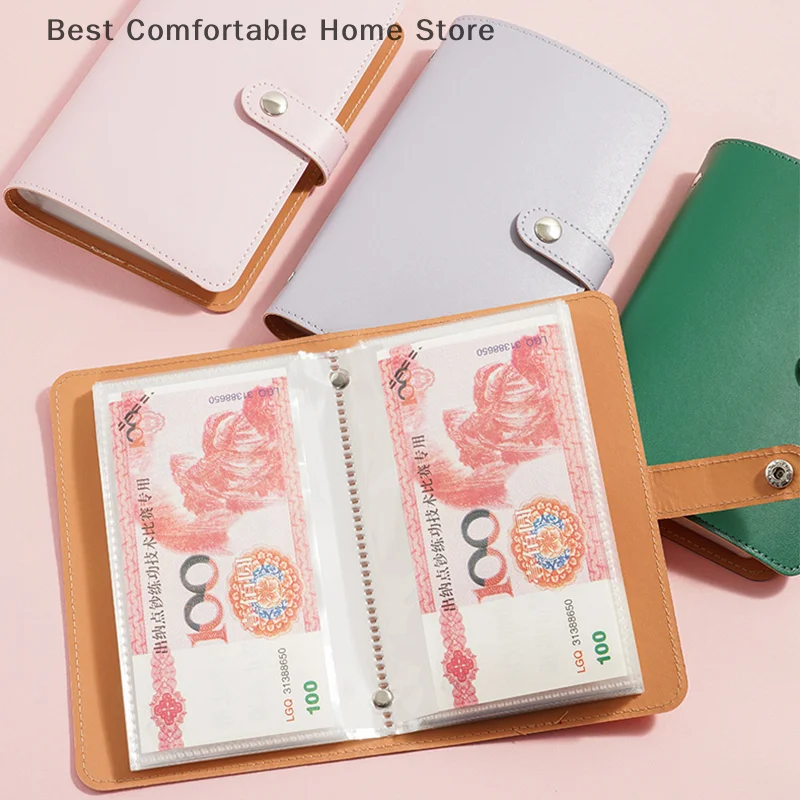 100 Days Envelopes Money Saving Challeng Saving Money Notebook Savings Binder Reusable Budget Savings Challenges Loose-Leaf Book