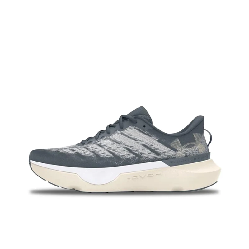 Under Armour Infinite Pro Blue Gray Stylish Minimalist Shock-Absorbing Durable Low-Top Lace-Up Running Women Shoe 3027197-100