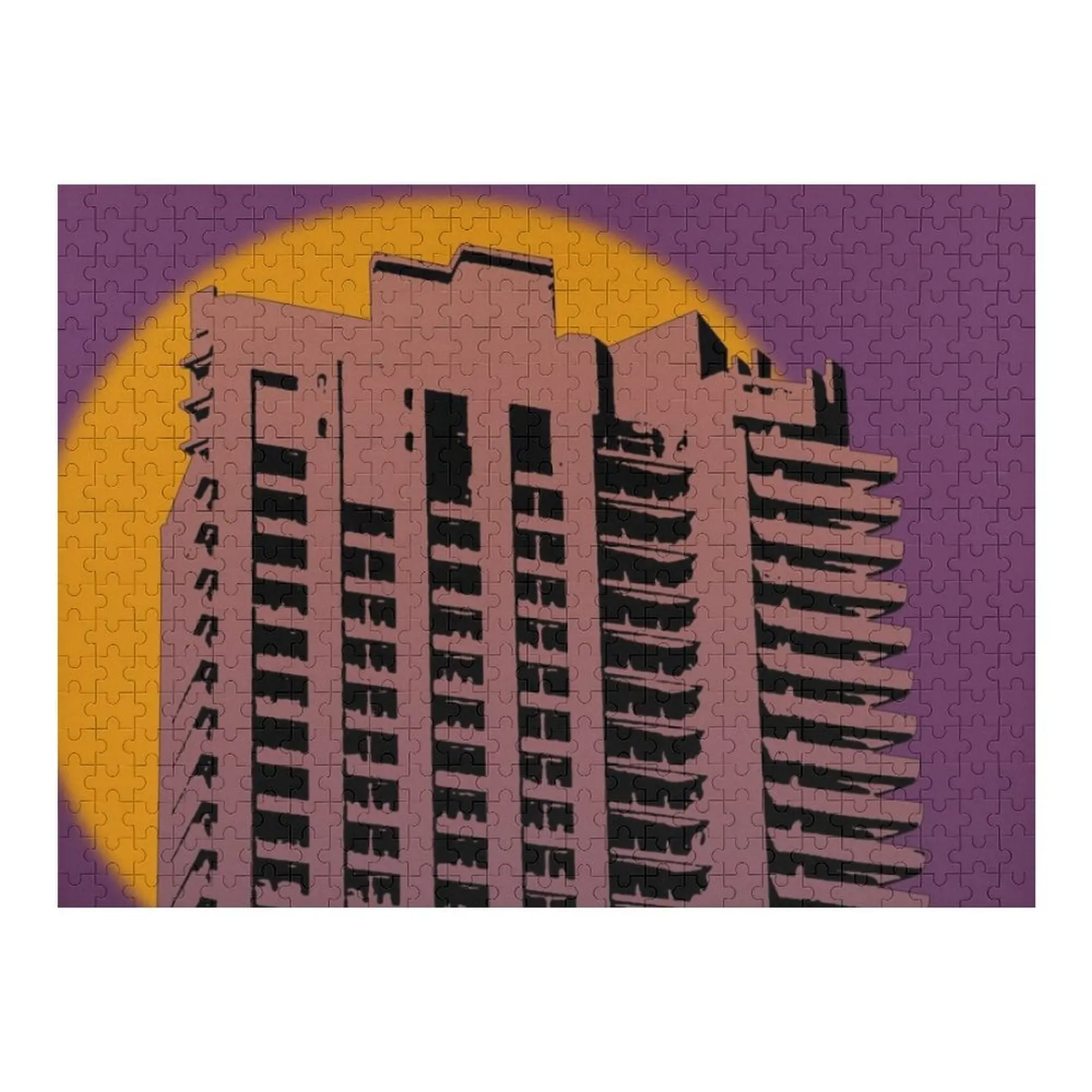 

Пазл Lo-Fi Barbican, подарок на заказ, персонализированный персонализированный детский предмет, персонализированная игрушка-головоломка