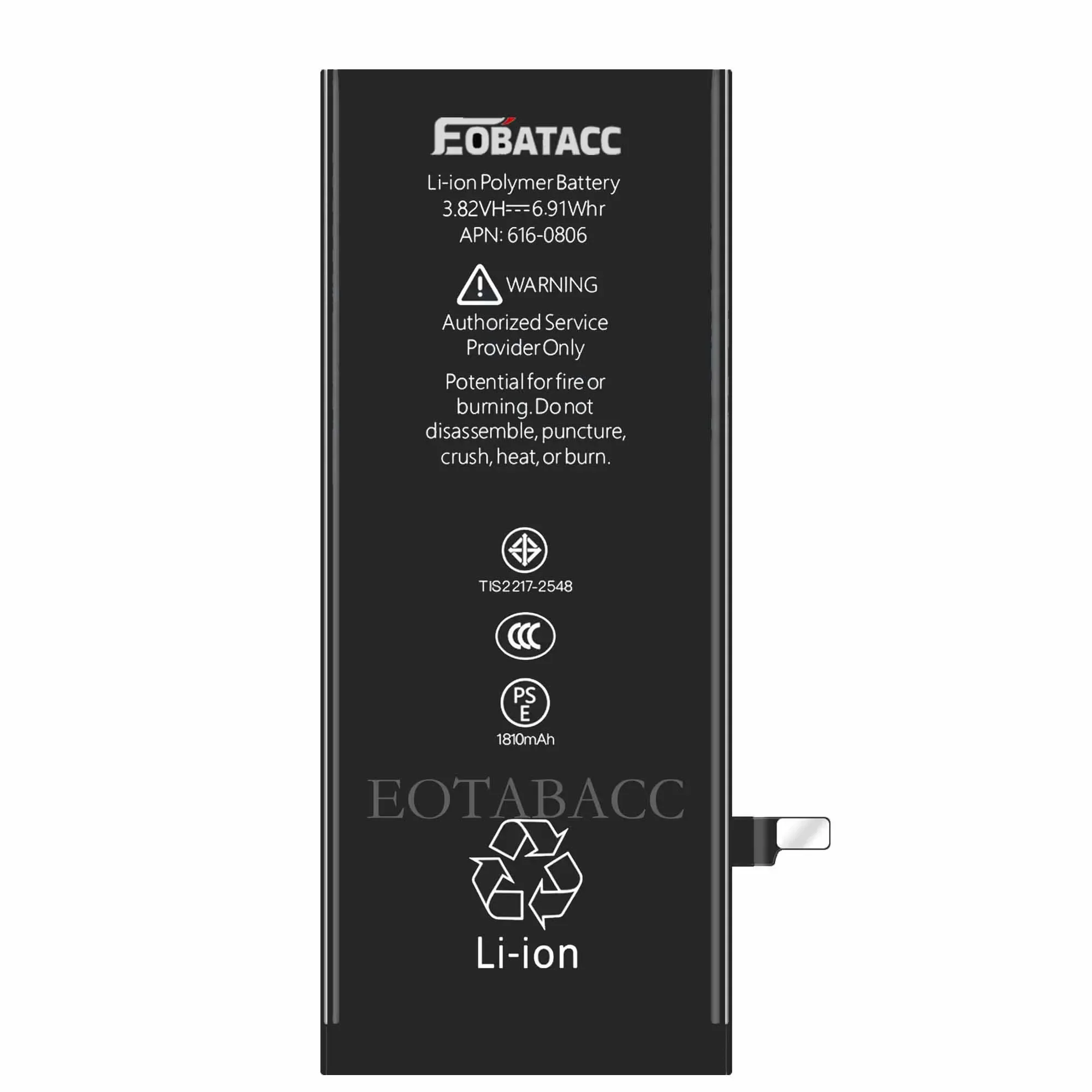 EOTABACC High Quality 100% Original Battery  For iPhone 6 6G A1549/A1586/A1589/A1522/A1524/A1593 Phone Battery+Tools