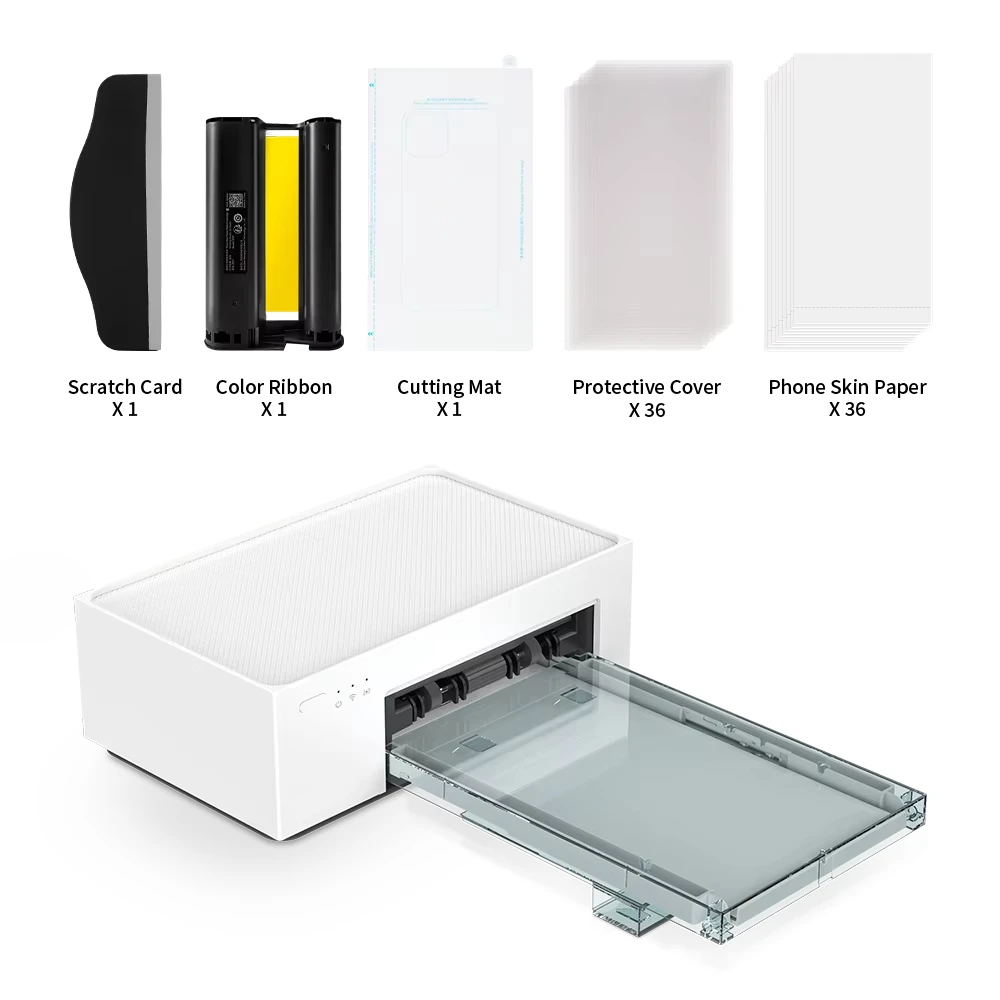 Instant Photo Printer Luna Pearl Print Pictures Sticky Backed Paper