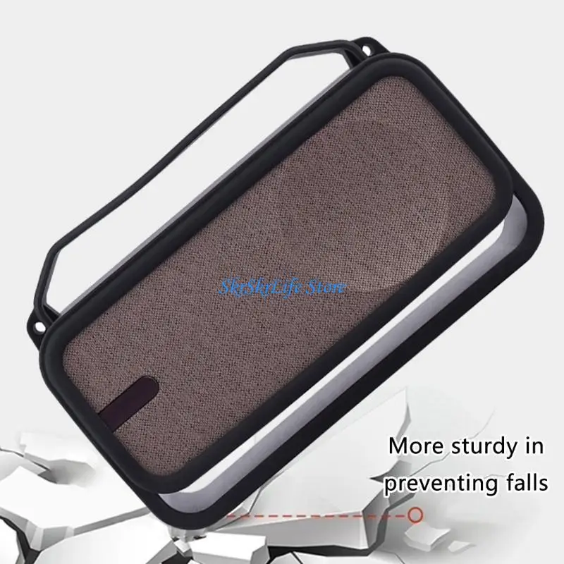 

E65E Silicone Case for Home Bluetooth-compatible Speaker Provides Full Protections and Convenient Carrying Option