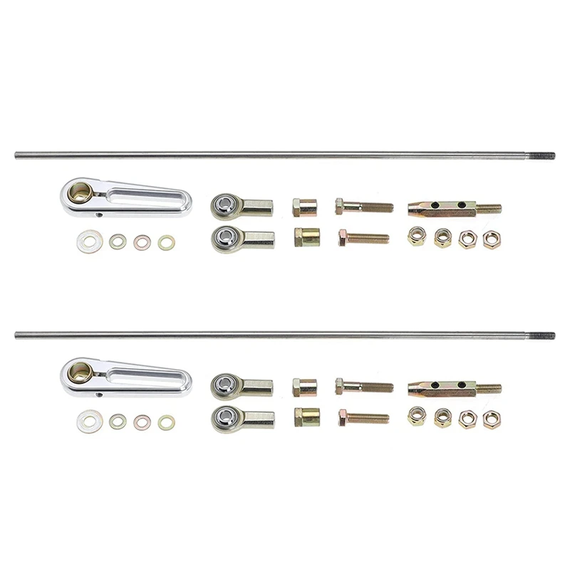 2X Adjustable Column Arm Shift Linkage Kit For Chevy TH-350 TH-400 TH350 TH400 700-R4 700R4 TH200 TH-200 TH200-4R 4L60