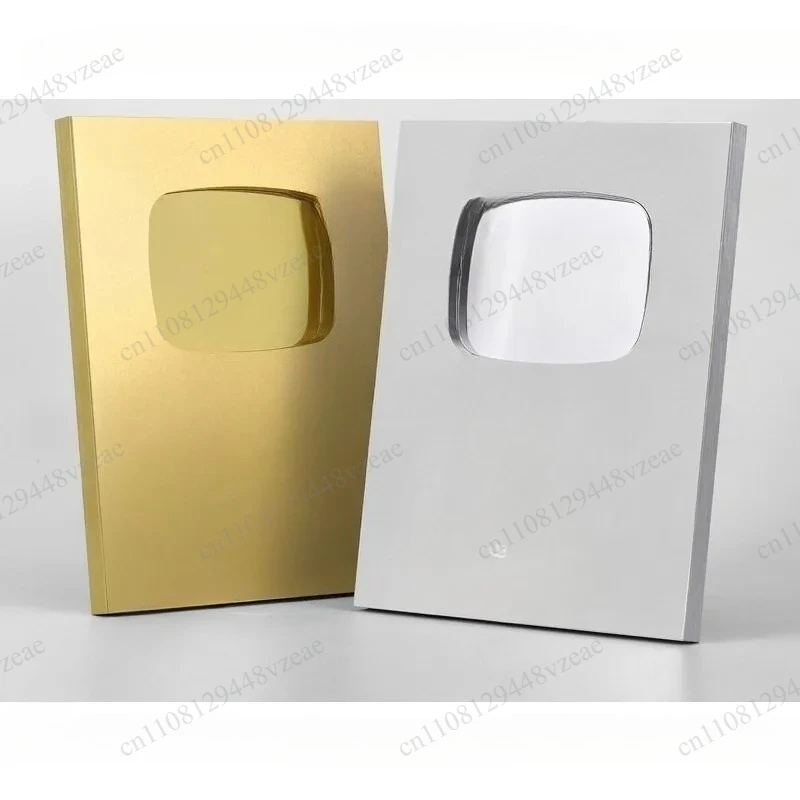 Gold Plated Metal Award Trophy & Medal, Multiple Copper Craft Commemorative Shield for Social Media Award