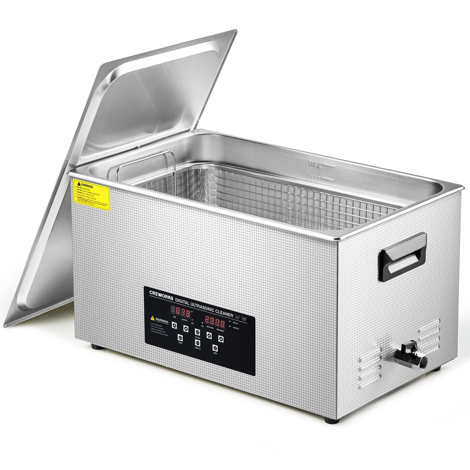 22L Digital Ultrasonic Cleaner for Jewelry Glasses Auto Part Cleaning