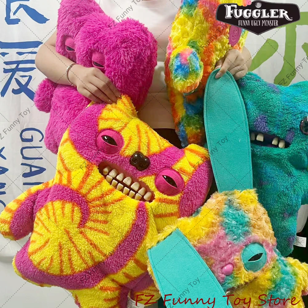 Big Fuggler Monster Original Plush Doll Large-Sized 22-44Cm Ugly Tooth Monster Fluffy Sphynx Cat Stuffed Cushion Pillow Toys