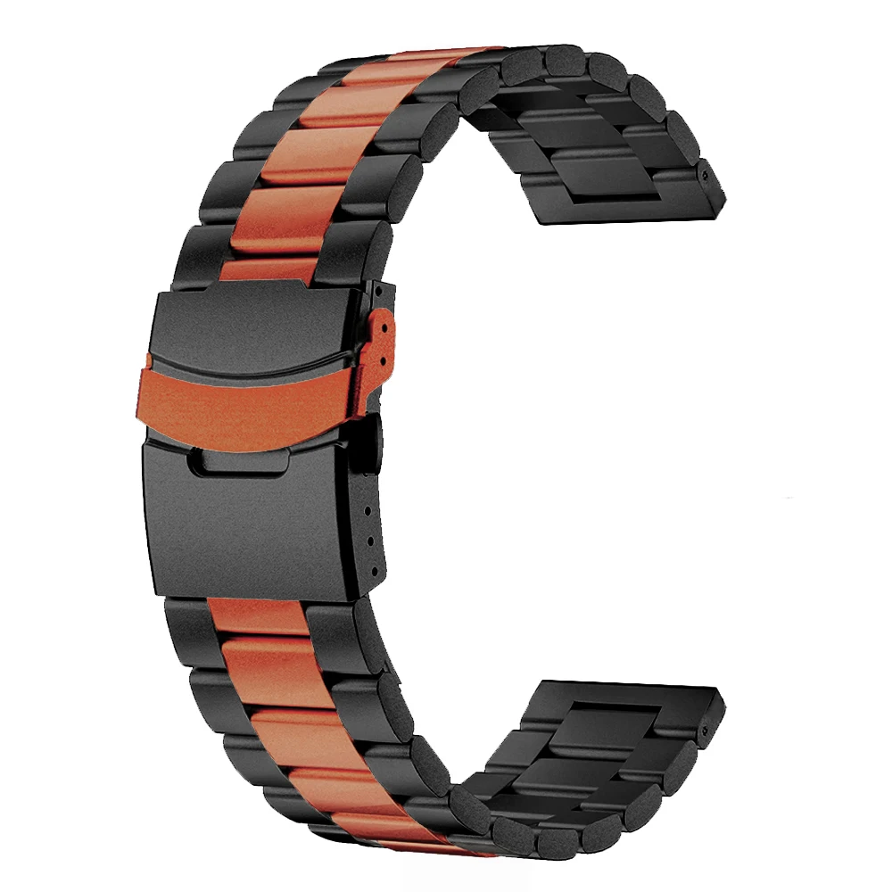 Cinturino in acciaio inossidabile da 22 mm per Huawei GT 5 Pro GT4/5 46mm Orologio 4 Pro Bracciale di lusso per Amazfit Balance Business Correa