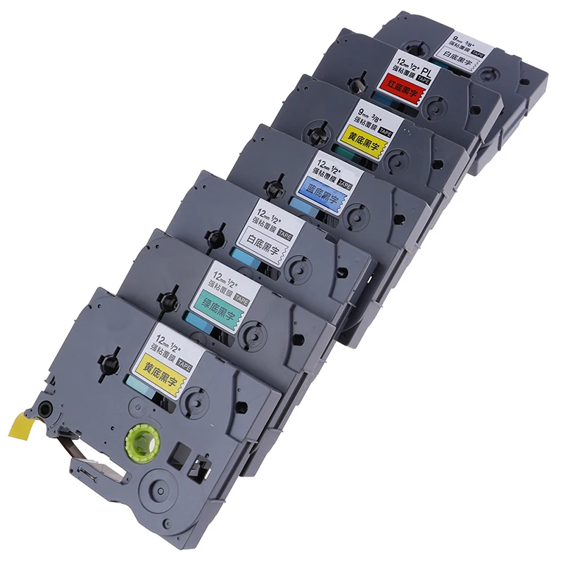 Label Tape Compatible Brother P-touch Printers PT Series PT-E100B D210 D200 D450 2730 And Other Series P700 For Brothers Label