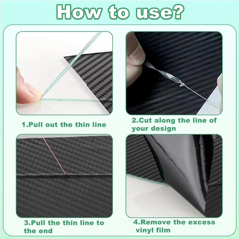الفينيل التفاف أداة سكين أقل قطع الشريط تصميم خط سيارة الرسومات قطع أداة الفينيل فيلم التفاف حافة التفصيل الشريط 5/10 متر