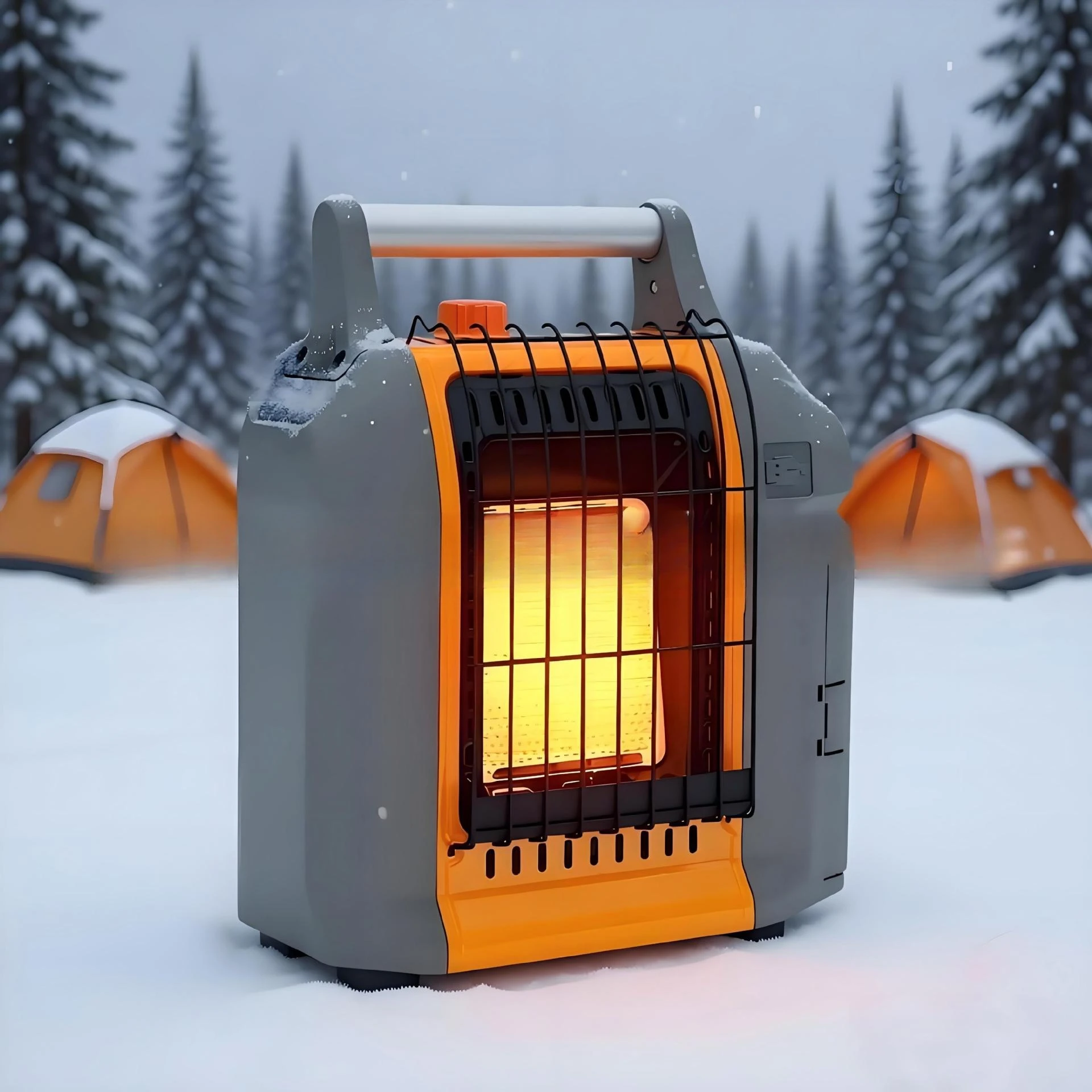 Outdoor camping tent mini gas heater heater heater