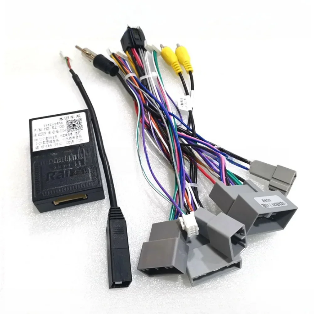 Raise Canbus Box HD-RZ-06 For Honda CRV2.4 /CIVIC 2014 Android GPS 2 Din Video Player Radio Stereo Wiring Harness Cable Adapter