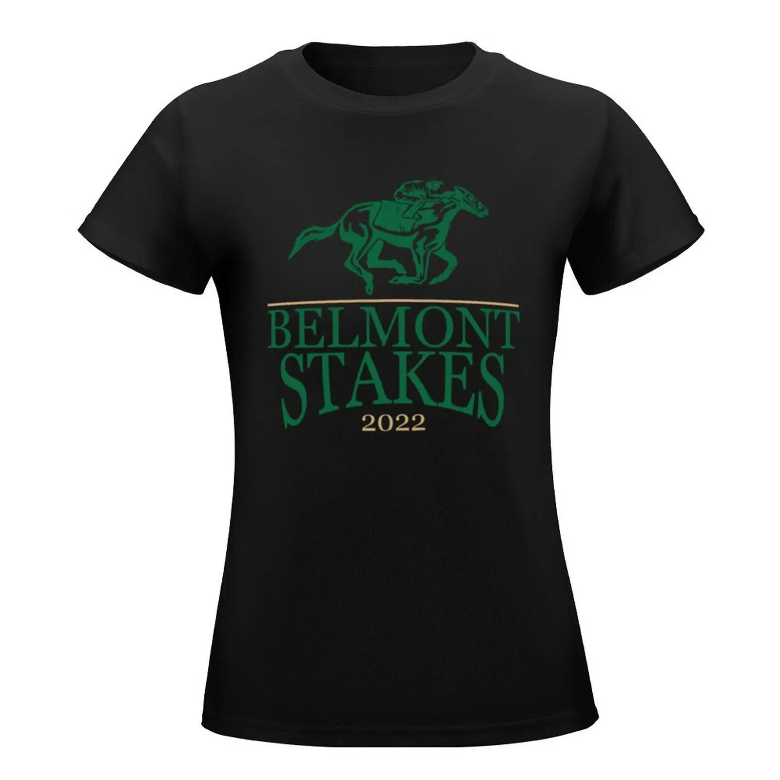 Belmont Stakes Horse Racing 2022 T-Shirt oversized funny plain western t shirts for Women