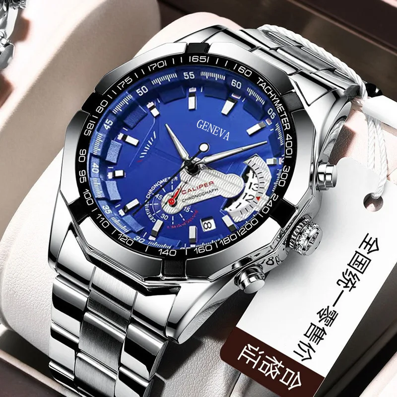 

Men Quartz Watches Fashion Concept Decorative Dial Casual Military Sports Wristwatch Waterproof Date Luxury Men's Clock