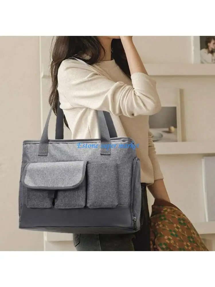 090B Baby Diaper Bag Strollers Hanging Bag Case with Multiple Compartment Designing Large Capacity for Travel Parents