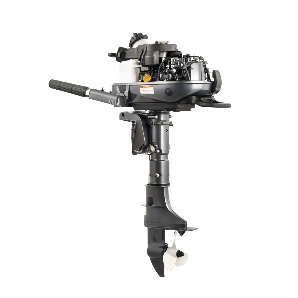 4 Stroke 6hp Outboard Motor Short Shaft Marine Engine Compatible with Original Boat Motor and Spare Parts