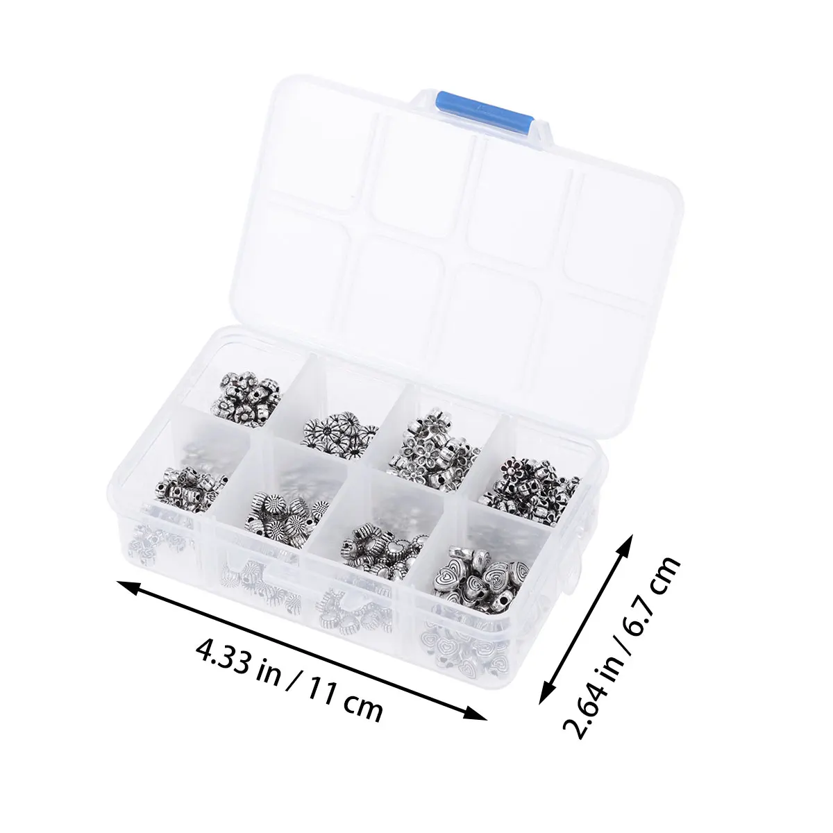 

400 pcs Bead Accessories Vintage Spacer Beads for Jewelry Making Large Hole Findings Charms Necklace Bracelet Earrings
