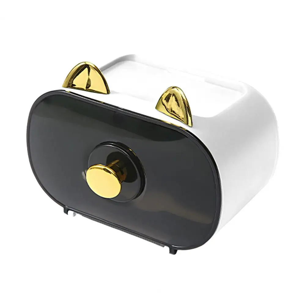 Toilet Paper Box Great Multi-purpose Tissue Holder Box Light Luxury Toilet Tissue Box Moisture-proof for Bathroom