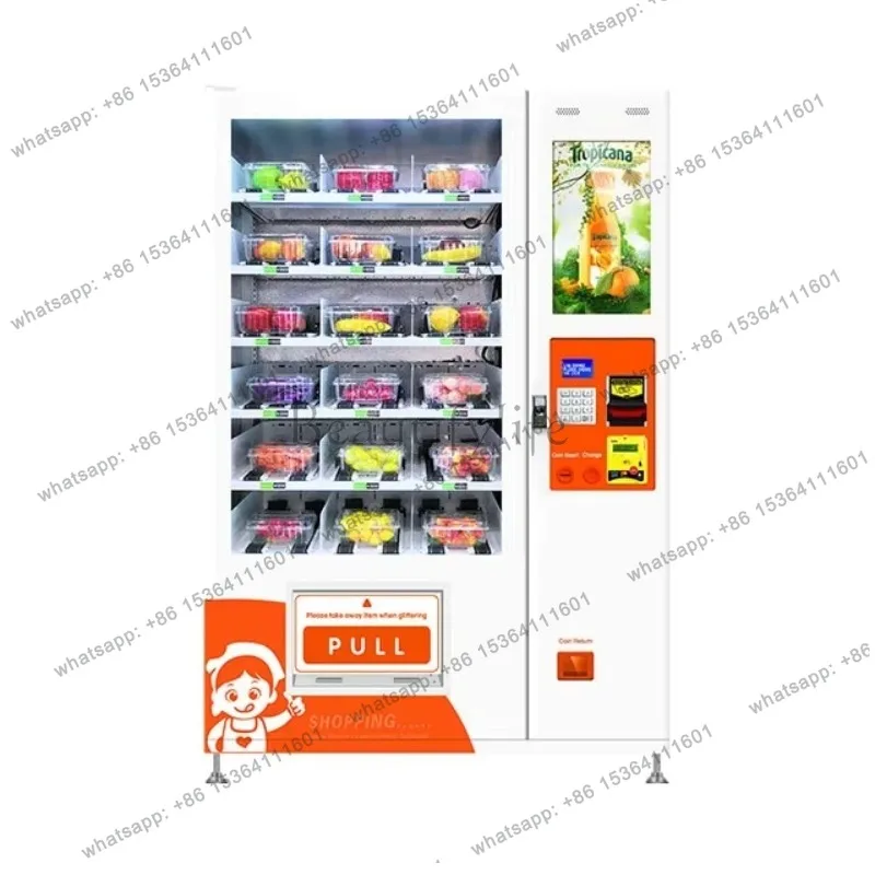 Customizable Paypal Credit Card Mobile Pay 22 Inch Touch Screen Vending Machine