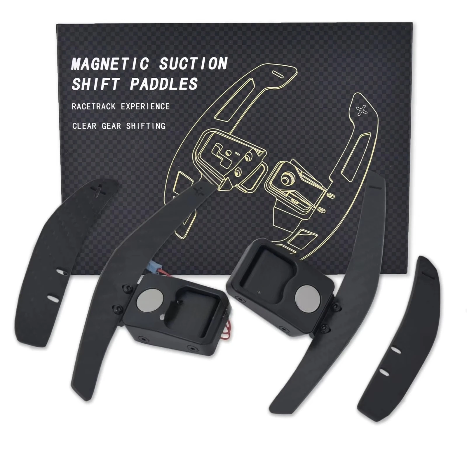 Magnetic Carbon Shift Paddle Shifter For BMW M Series Including M6 M3 M5 M4 Racing Steering Wheel Compatible 4Series F32/F33/F36