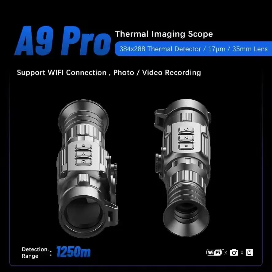 LONGOT A  Series Thermal Imaging Scope Infrared Monocular with WIFI APP Crosshair Hot Detection for Hunting Target Searching