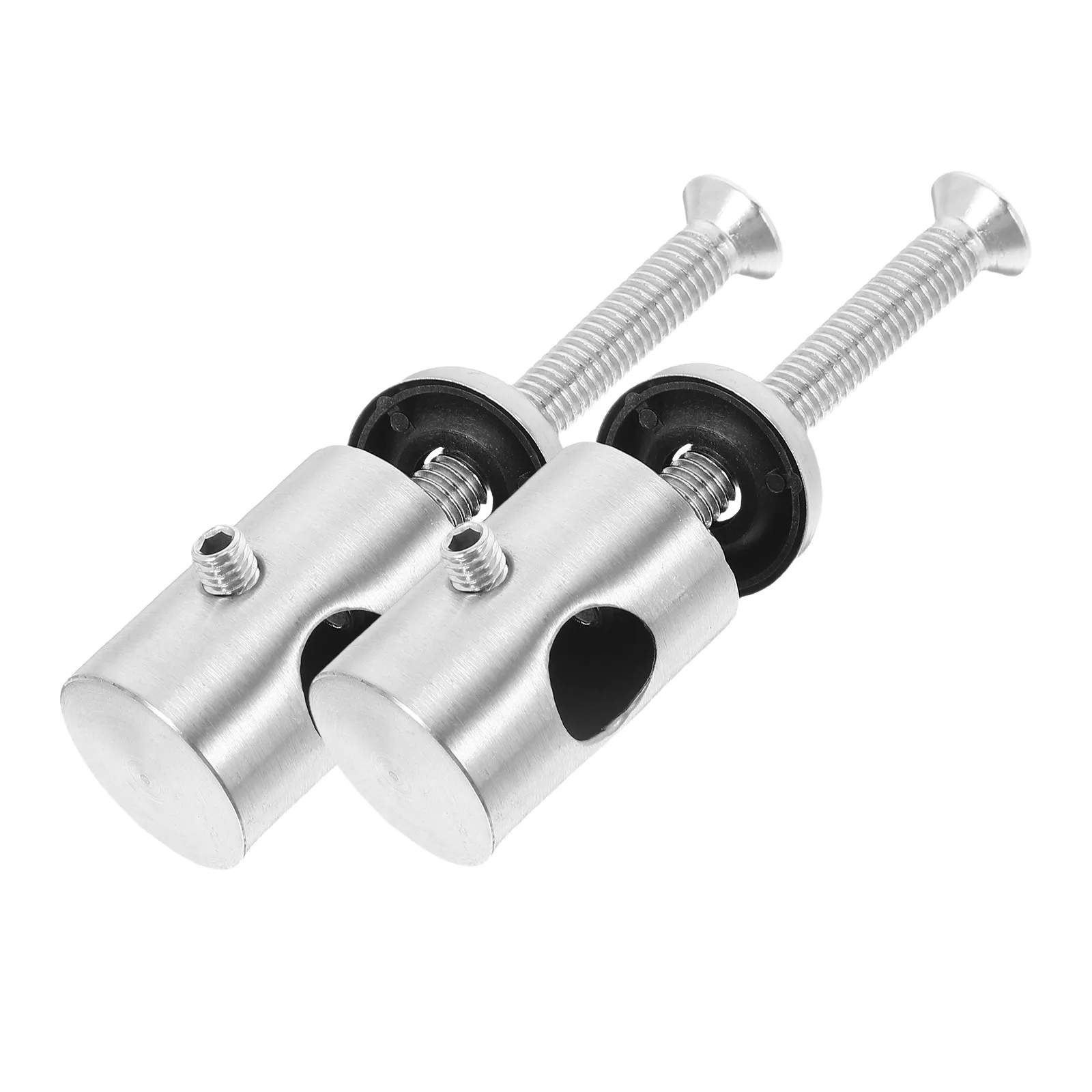 2Pcs Stainless Steel Guardrail Connector Handrail Fitting for Stairs Balconies Cable Railing Outdoor Handrail Stainless Steel