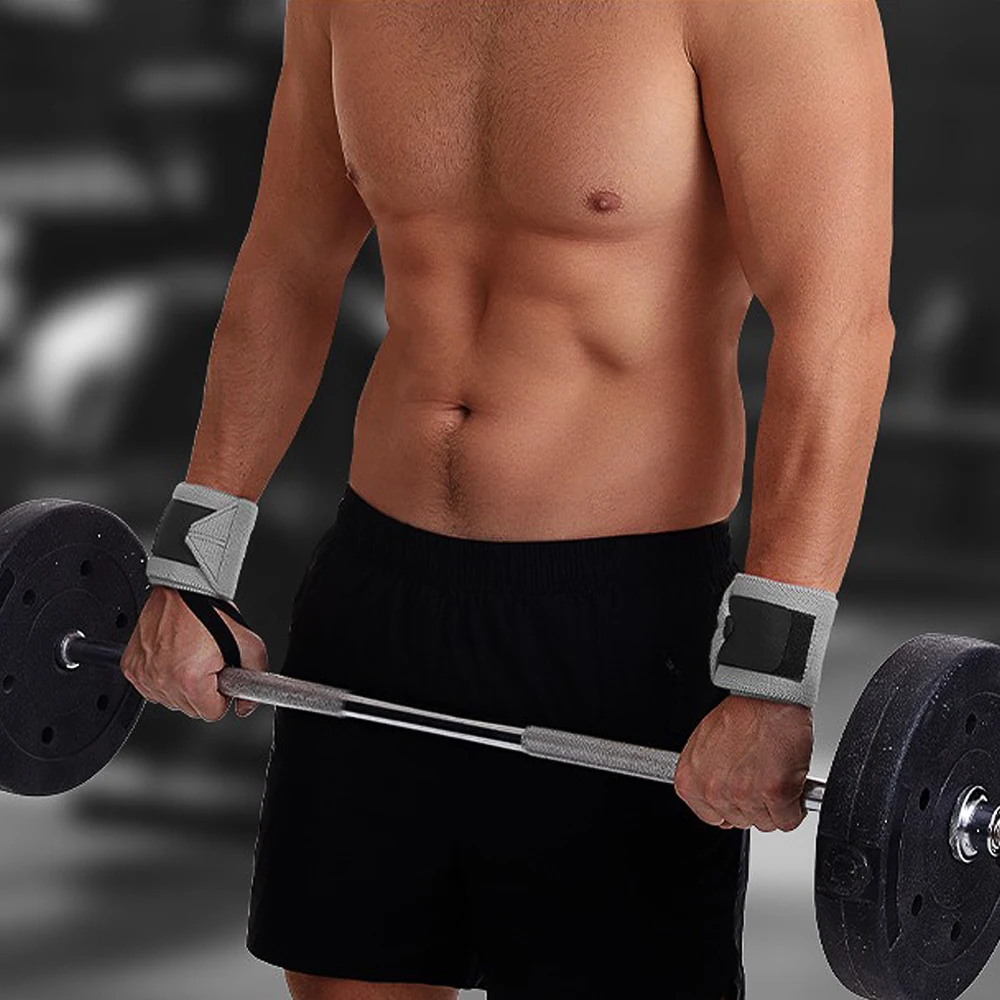1 Para Stylowych Opasek na Nadgarstki do Fitnessu, Ochraniacze na Nadgarstki do Intensywnych Treningów, do Wyciskania na Ławce, Martwego Ciągu, Ochraniacze na Nadgarstki — zdjęcie 4