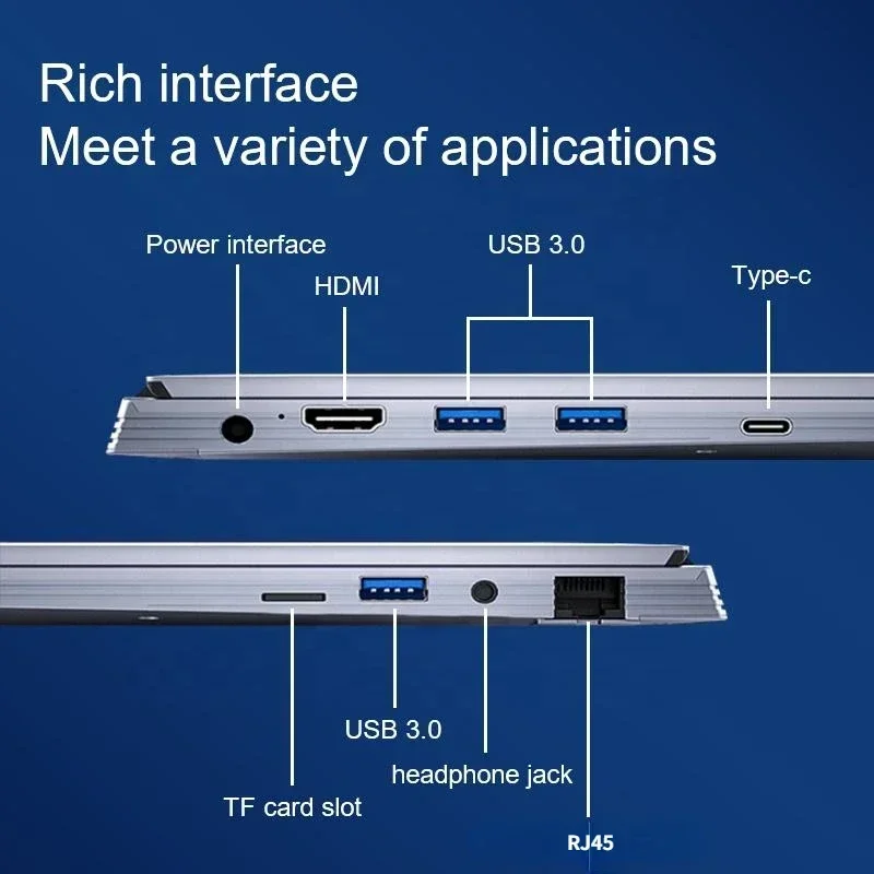 Windows 11 Gaming Laptops, Intel I5 11th Gen, Intel I5-11300H, 64GB RAM, 1TB, SSD M.2 duplo, Metal Office Netbook, Computador PC, China