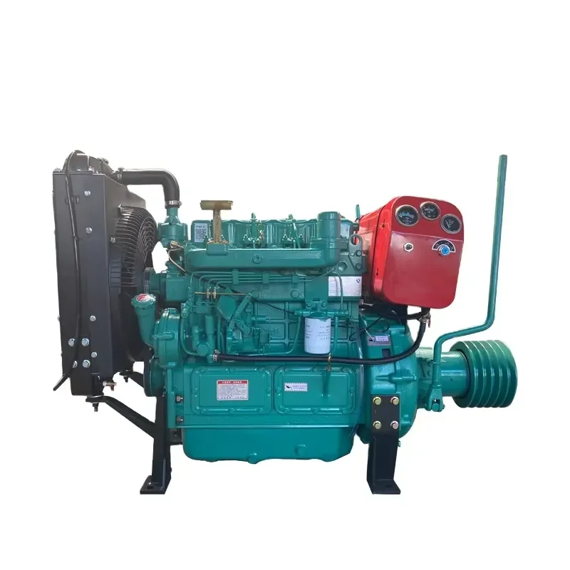 2026Factory Supply Engine for 4 Cylinder Stationary Machinery with Clutch and Pulley