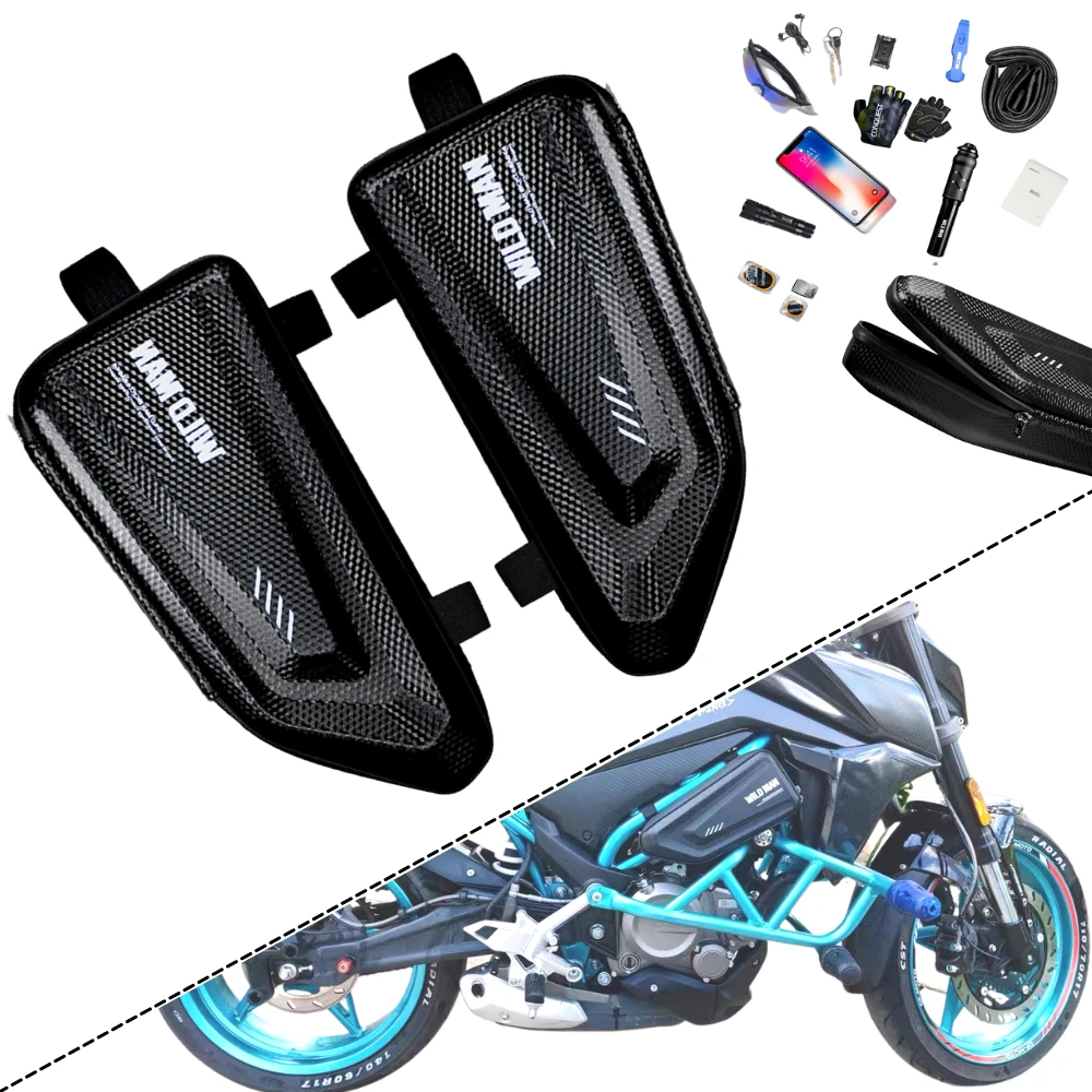 For TL1000R GSXR600 GSXR750 GSXR1000 GSXR1300 Motorcycle Side Storage Bag Waterproof Bag luggage Travel Bag Tool bag