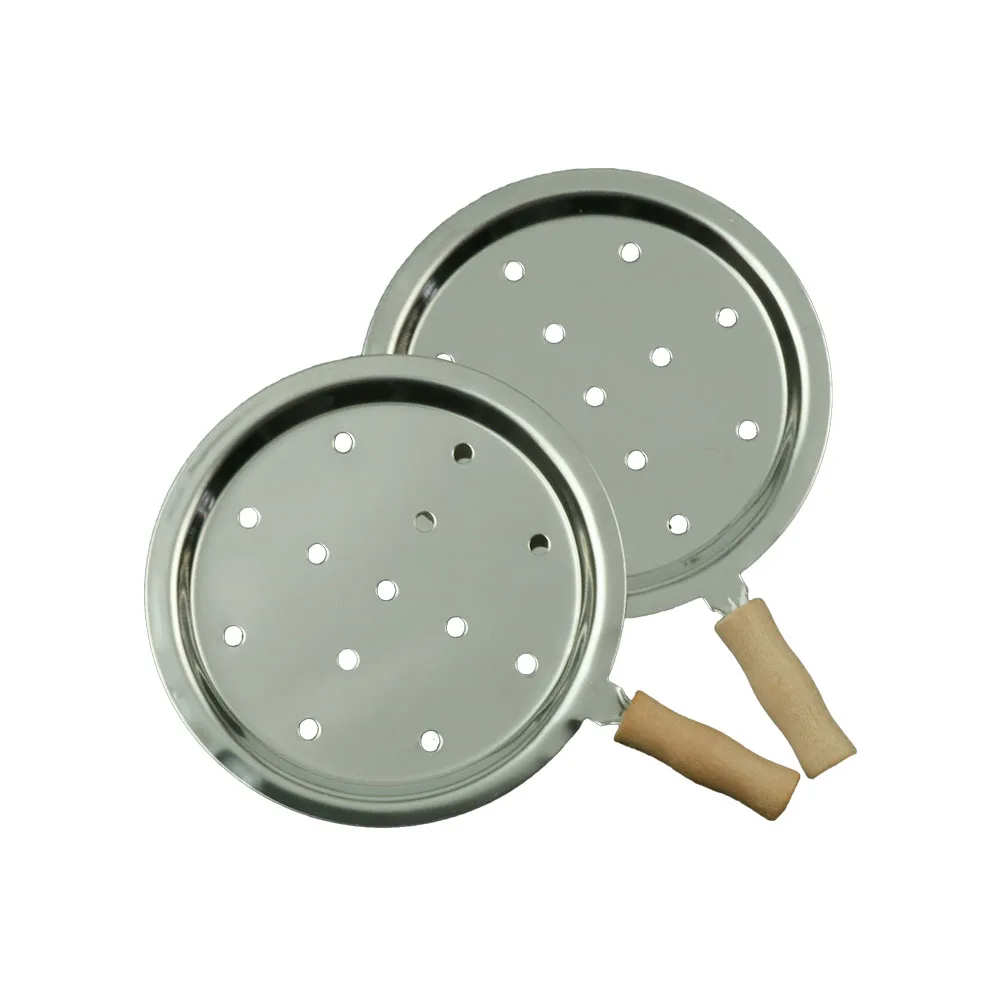 

1PC Silver Hookah Metal Screens Charcoal Holder For Shisha Hookahs Chicha Narguile Smoking Accessories Gadget Tools