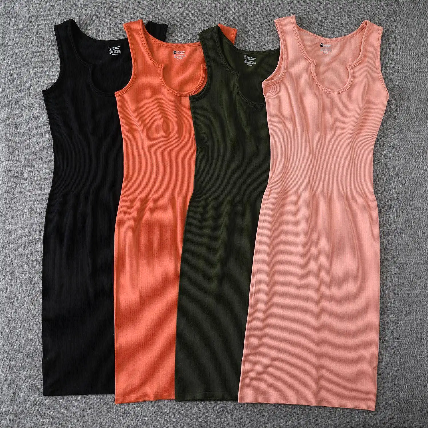 Casual yoga esporte dr feminino longo svel redondo ne vestido cintura elástica a linha saia outono camada base transfronteiriça