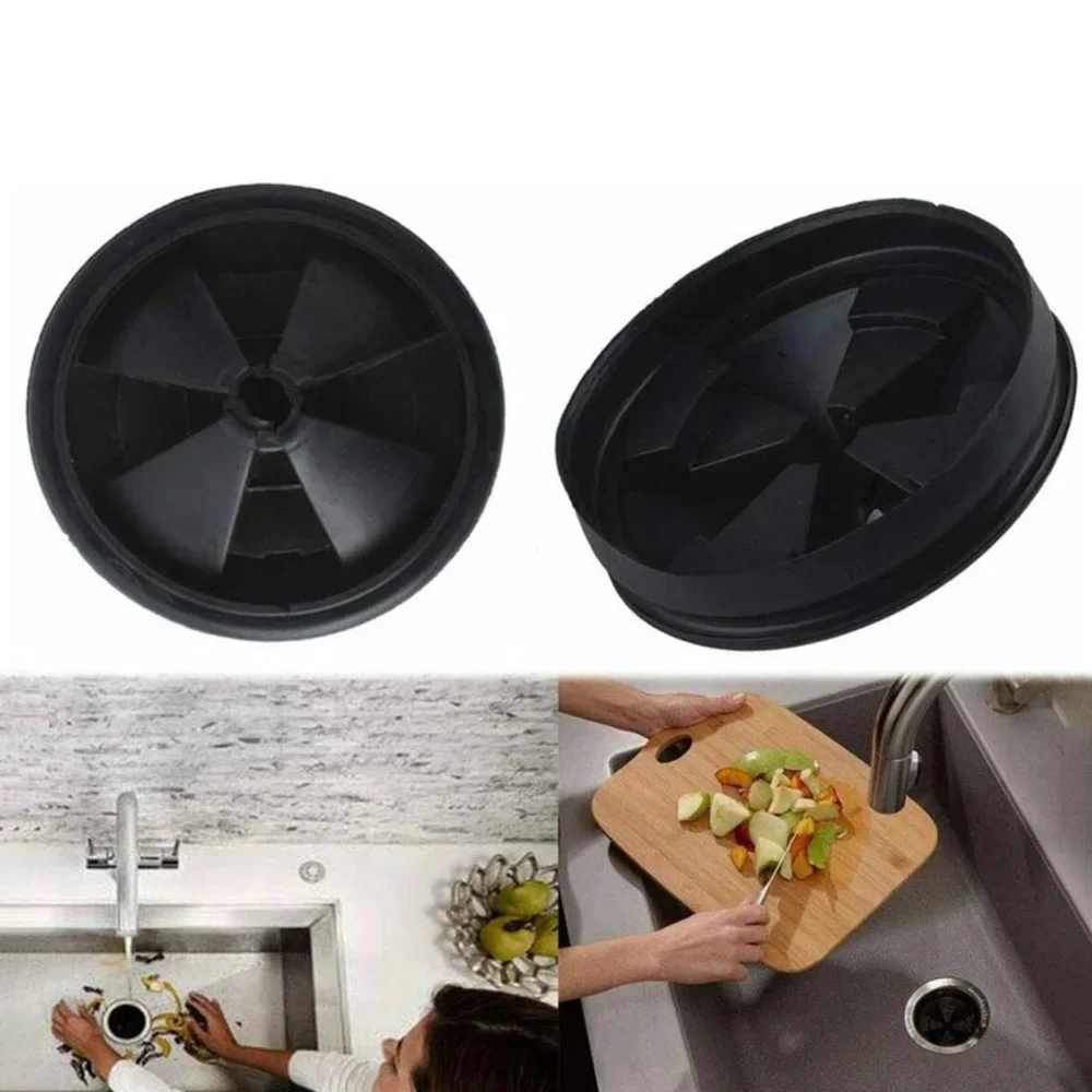 1Pc Disposal Splash Guard Garbage Stopper For InSinkErator Black Rubber Disposal Crusher Parts Accessories