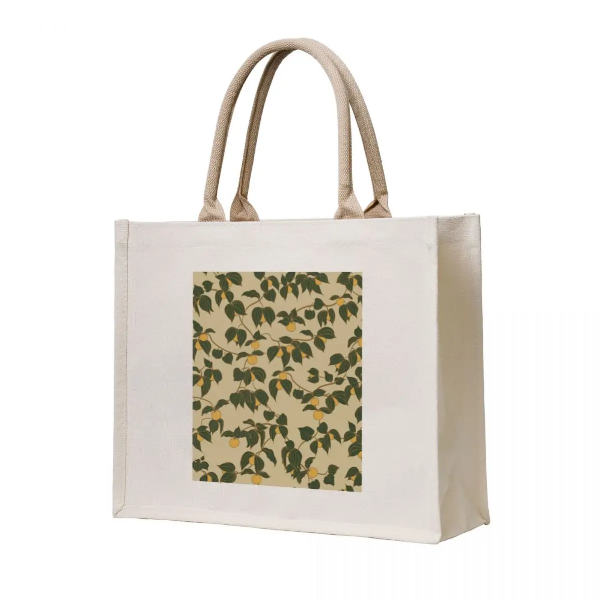 

Goldenberry Cape Gooseberries - Trailing Pattern Tote Bag Beach bag reusable grocery bags