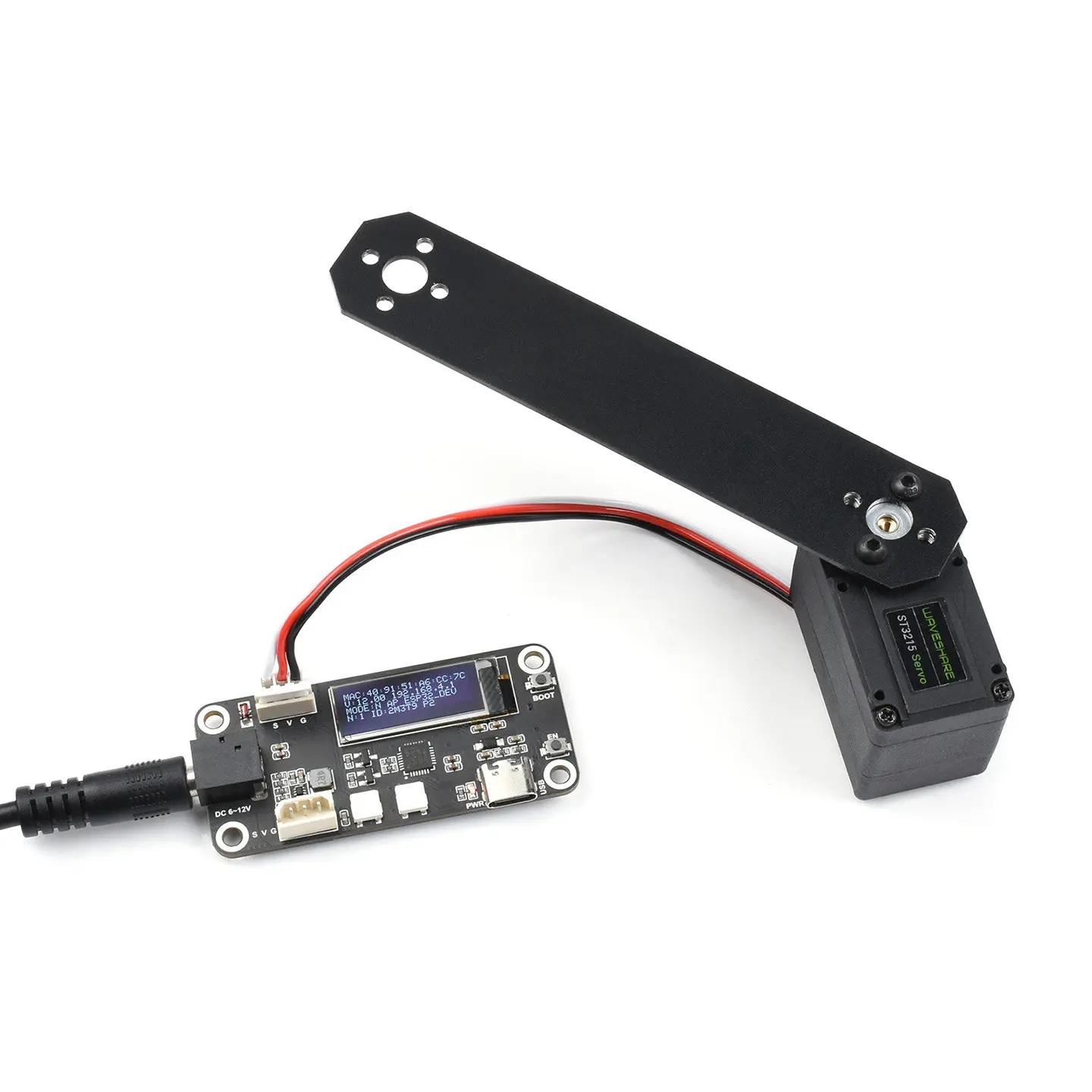 ST3215 Serial Bus Servo Motor, High Precision Programmable with 360° Magnetic Encoder