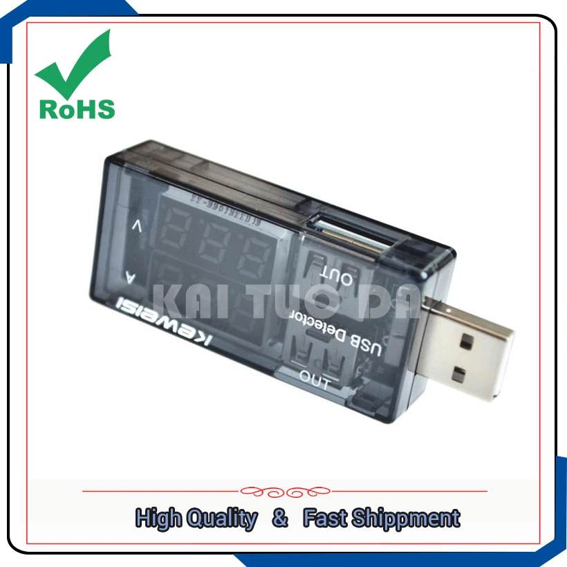 Dual USB current and voltage detection table tester one sub - two adapter power performance test module
