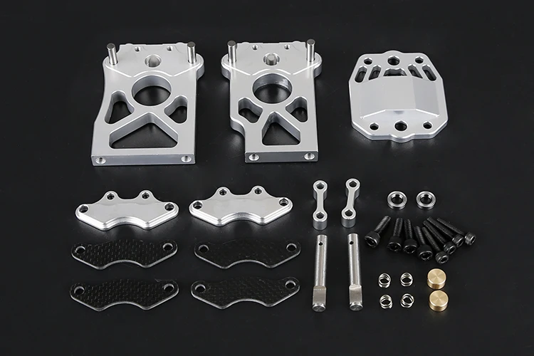 Aluminum center diff mount kit  for 1/5 losi 5ive T rovan LT  KmX2