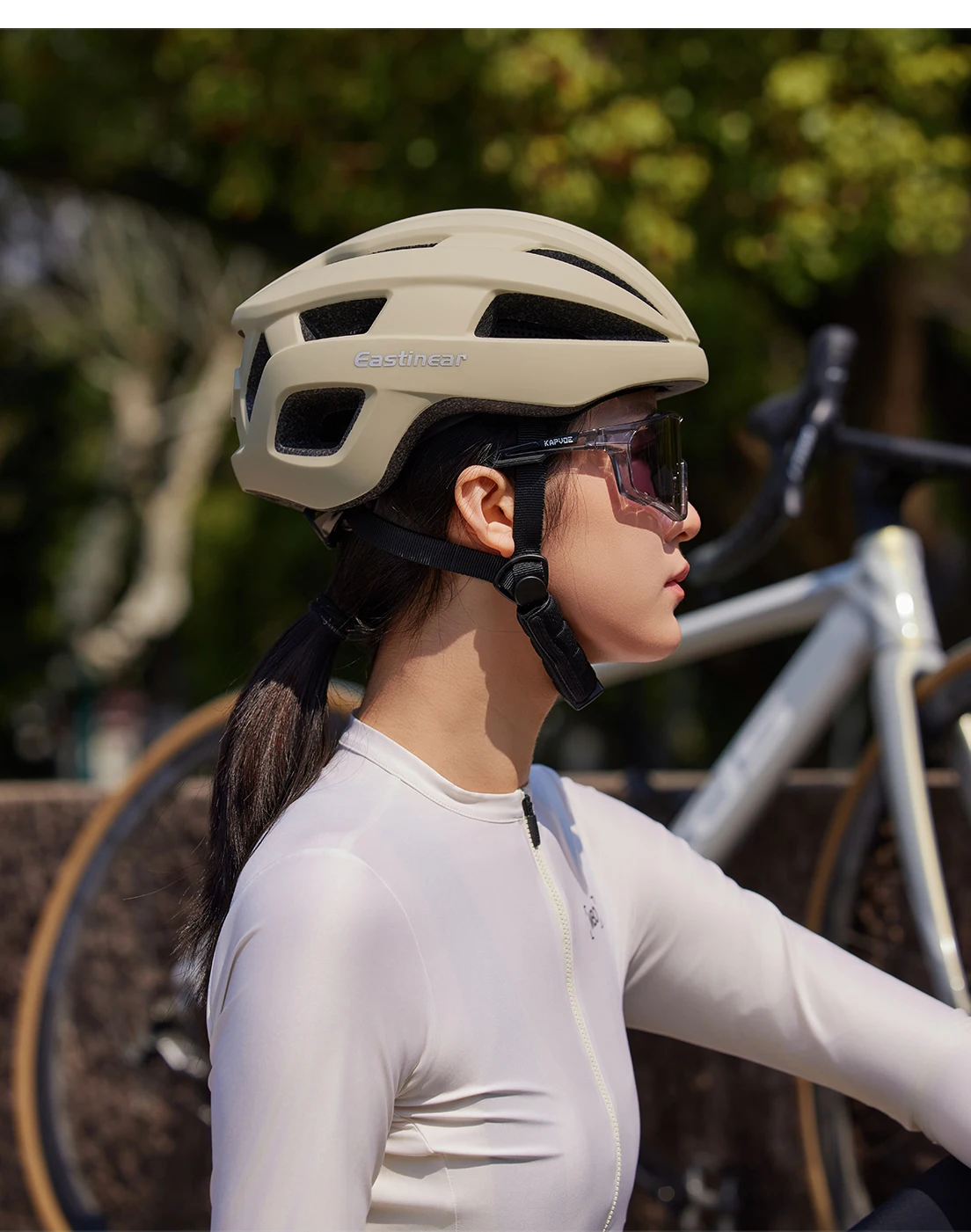 Eastinear Hochwertiger Fahrradhelm, ultraleicht, atmungsaktiv, für Herren und Damen, für Straßen- und Bergfahrten, Sicherheitsausrüstung für den Außenbereich – Detail 12
