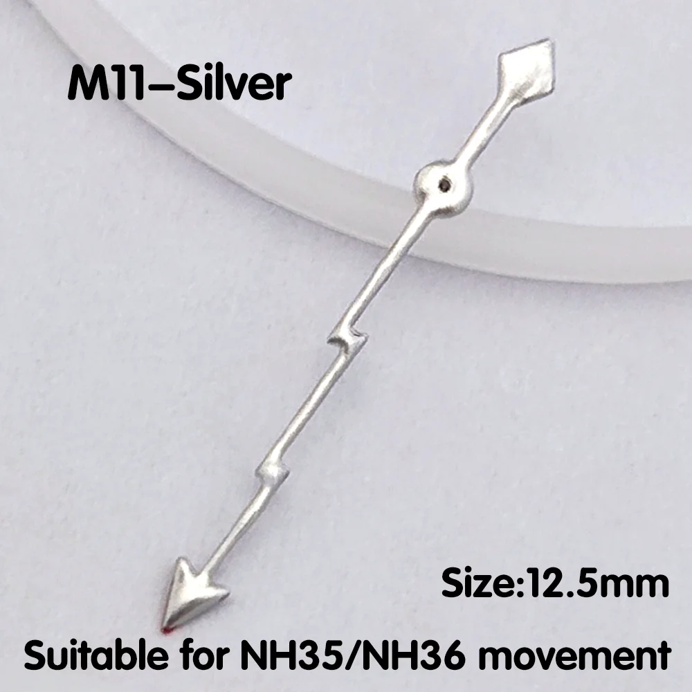 Orologio lancetta dei secondi Lancetta dei fulmini lancetta dei secondi Lancetta di alta qualità Adatto per parti dell'orologio con lancetta del movimento NH35 NH36