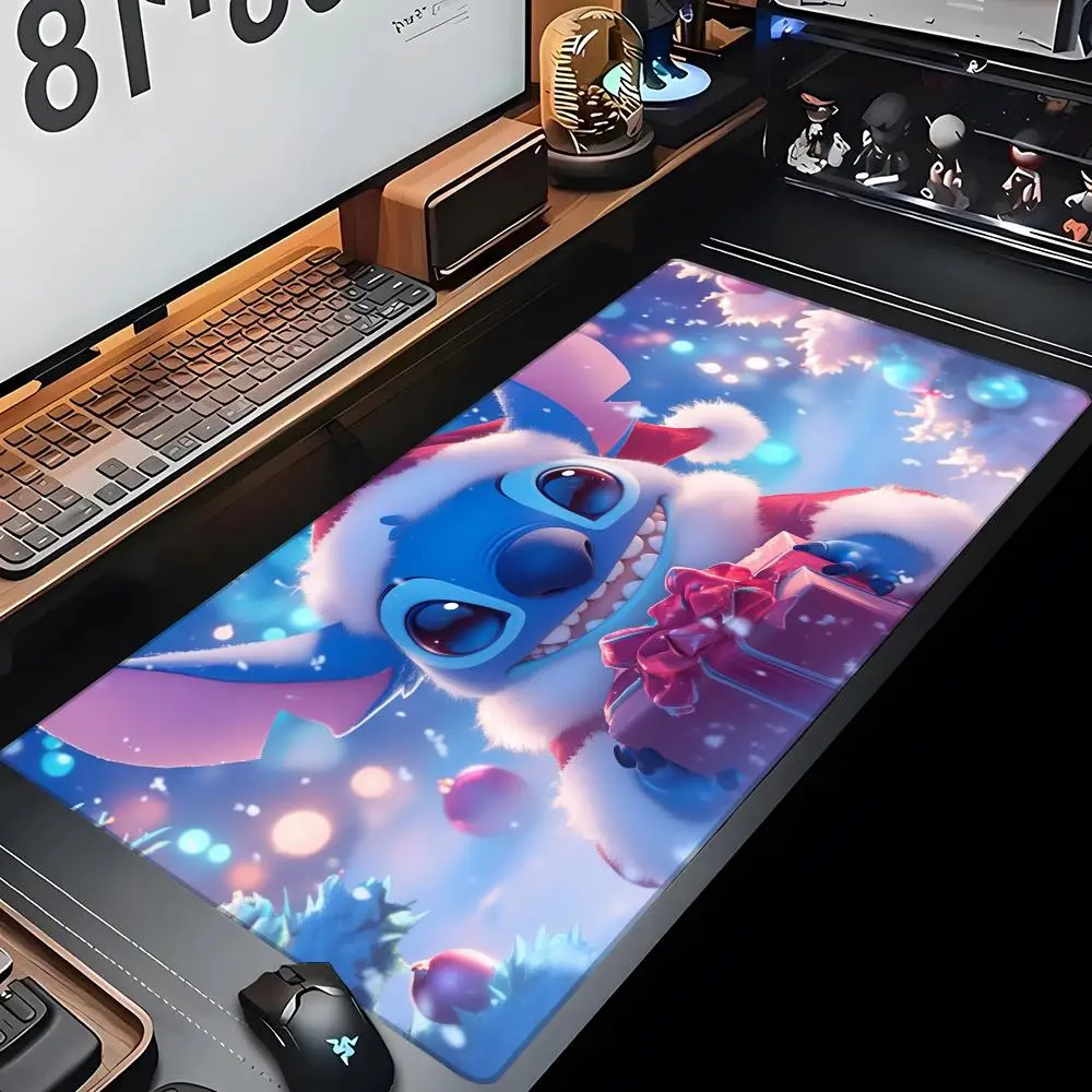

Милый аниме мультфильм стежок коврик для мыши игровой коврик для мыши большой 900x400x2 мм коврик для мыши геймер Mause ковер ПК стол