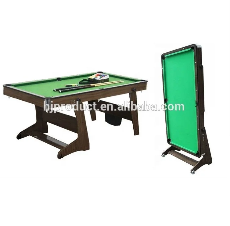 6 Foot Size Folding Billiard Snooker Table Promotion Pool Table Fold Up