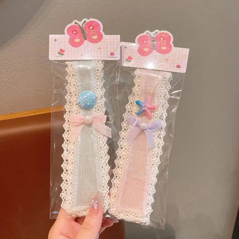 1 Stück Lolita-Stirnband für Kinder, Blumenmuster, breiter Rand, Sommer, Mädchen, Stirnfransen, Haarspange für Baby, Haarfixierer – Detail 7